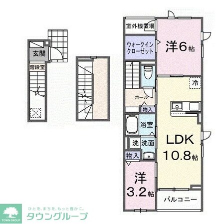 ピースフルIIIの物件間取画像